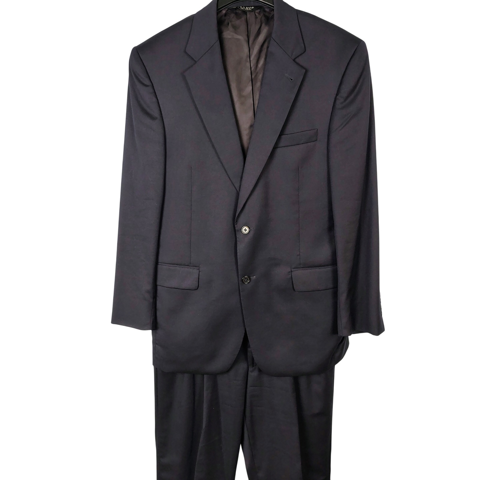 Jos. A. Bank Signature Collection 39r Navy Blue 100% Wool 2-Piece Suit Gordon